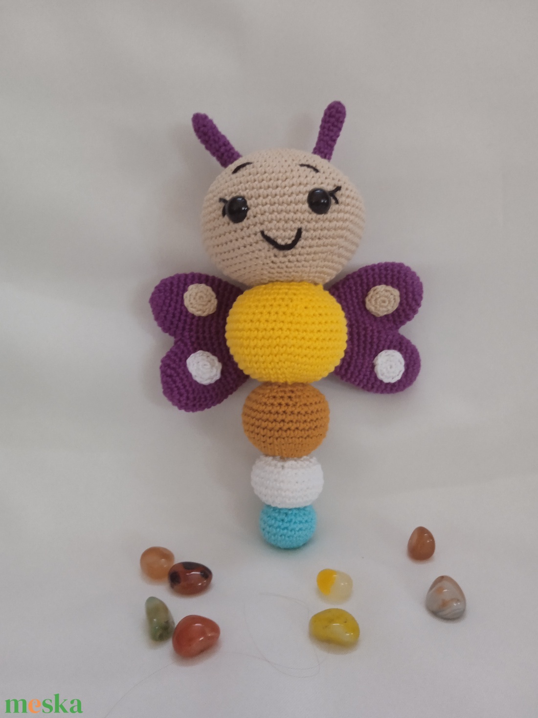 Amigurumi pillangó - játék & sport - plüssállat & játékfigura - más figura - Meska.hu