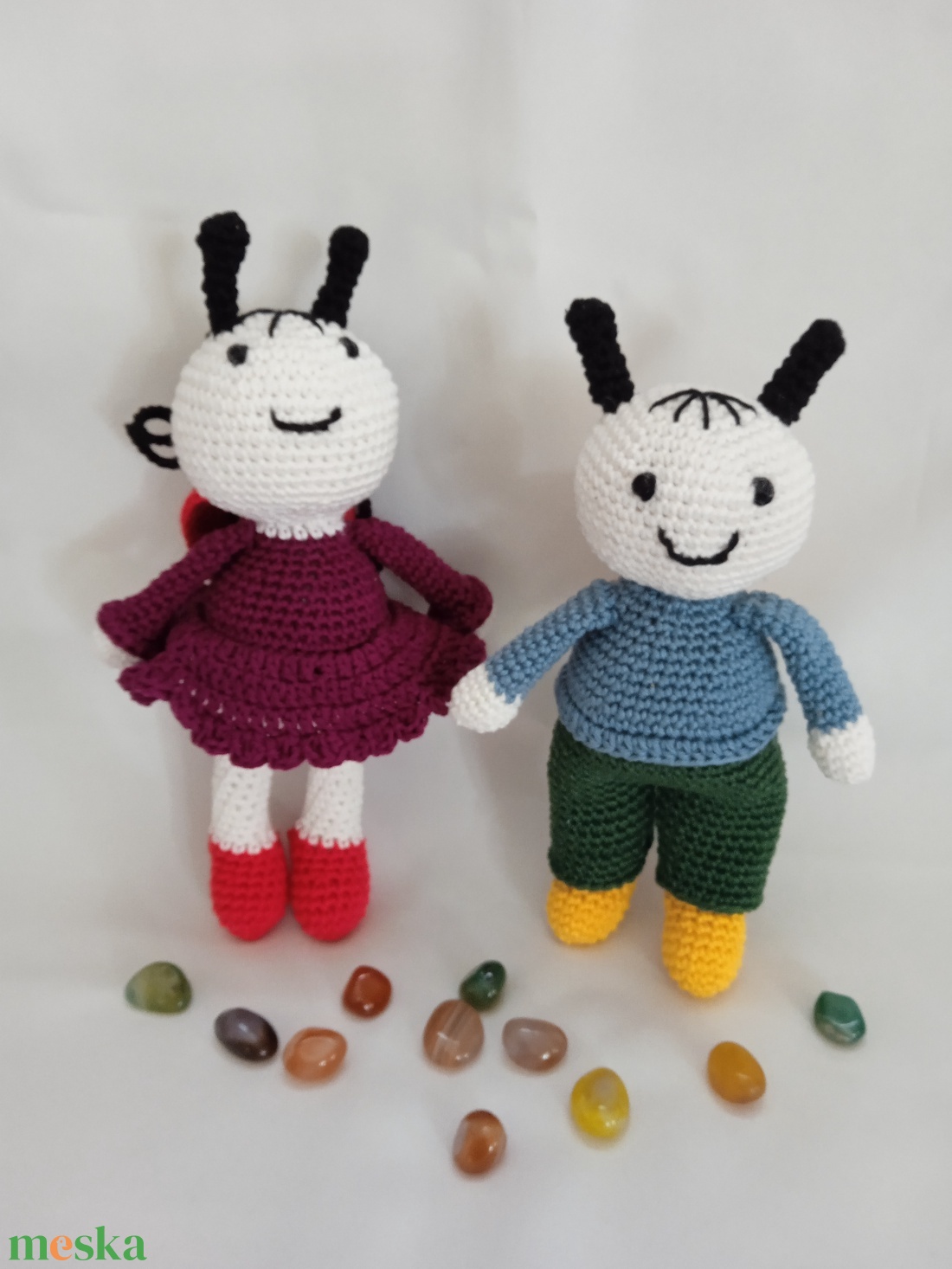 Amigurumi Bogyó és Babóca - játék & sport - plüssállat & játékfigura - más figura - Meska.hu