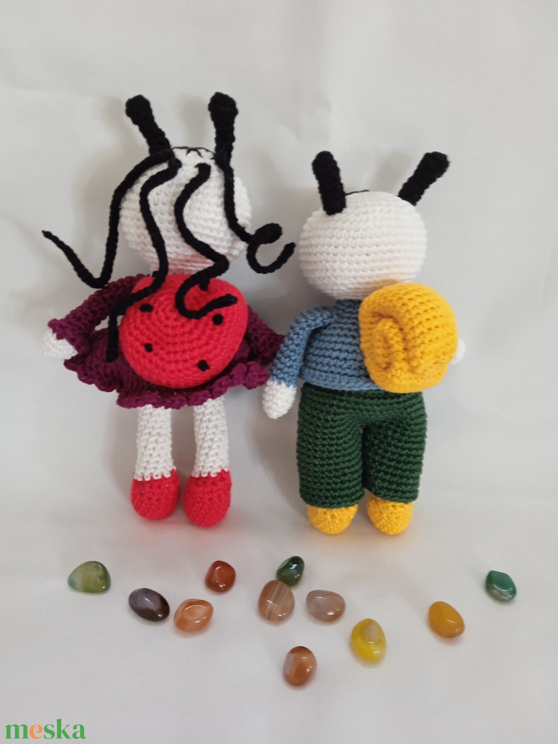 Amigurumi Bogyó és Babóca - játék & sport - plüssállat & játékfigura - más figura - Meska.hu