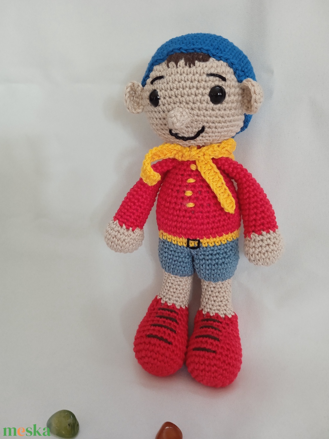 Amigurumi Noddy - játék & sport - plüssállat & játékfigura - más figura - Meska.hu Amigurumi Noddy - játék & sport - plüssállat & játékfigura - más figura - Meska.hu