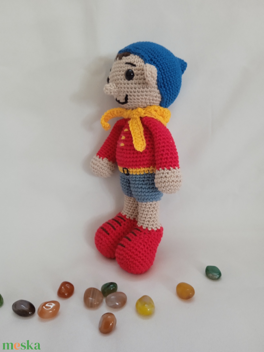 Amigurumi Noddy - játék & sport - plüssállat & játékfigura - más figura - Meska.hu Amigurumi Noddy - játék & sport - plüssállat & játékfigura - más figura - Meska.hu