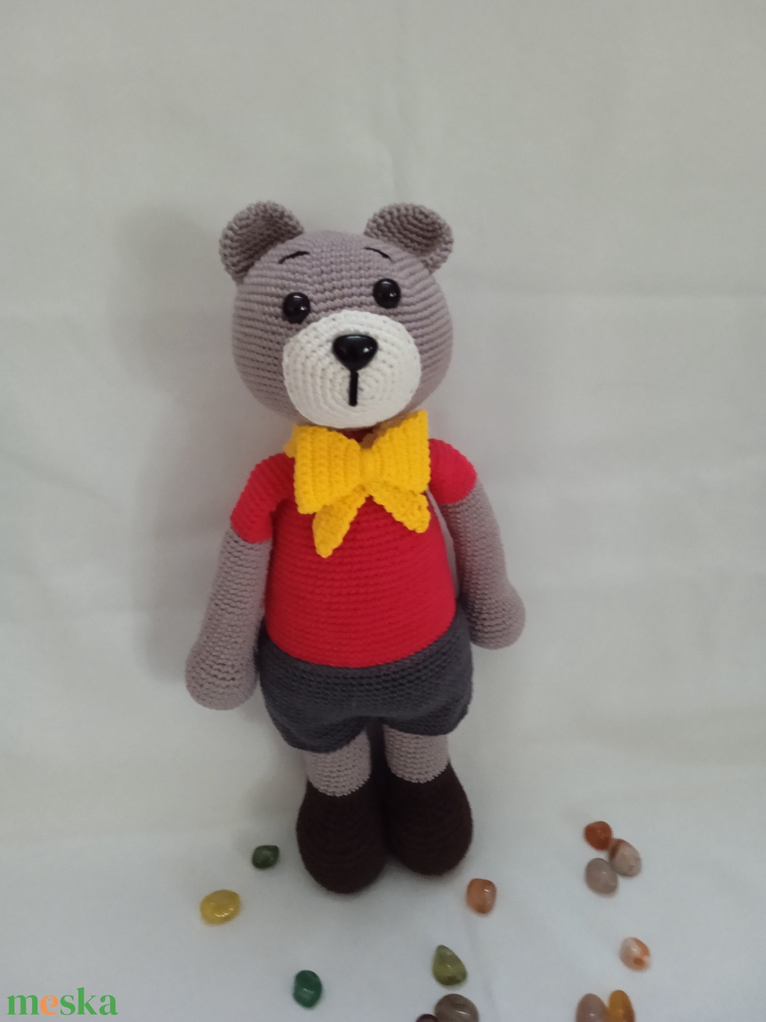 Amigurumi Nagymaci - játék & sport - plüssállat & játékfigura - maci - Meska.hu