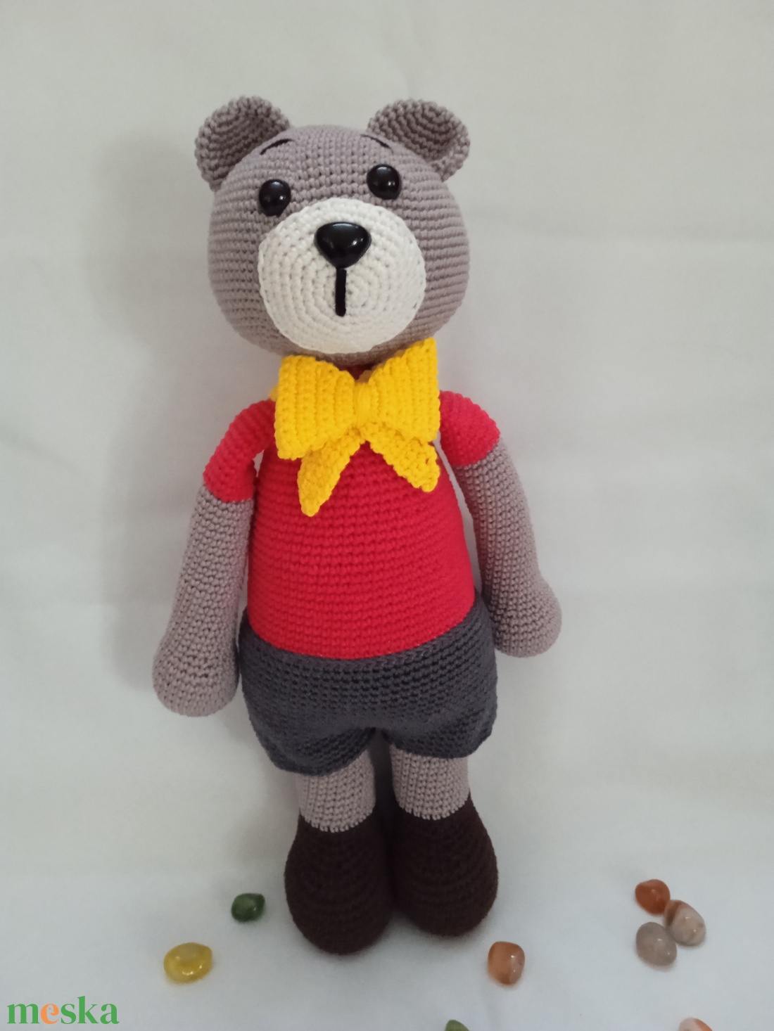 Amigurumi Nagymaci - játék & sport - plüssállat & játékfigura - maci - Meska.hu