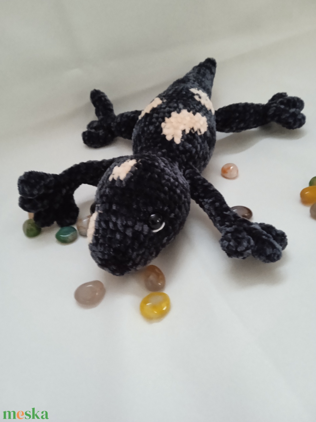 Amigurumi Szalamandra - játék & sport - plüssállat & játékfigura - más figura - Meska.hu Amigurumi Szalamandra - játék & sport - plüssállat & játékfigura - más figura - Meska.hu