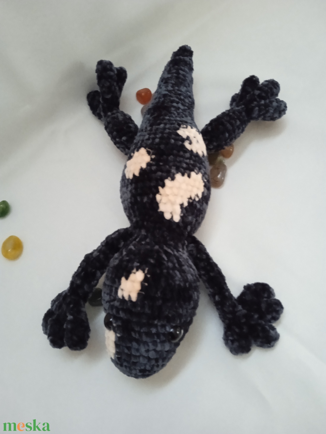 Amigurumi Szalamandra - játék & sport - plüssállat & játékfigura - más figura - Meska.hu Amigurumi Szalamandra - játék & sport - plüssállat & játékfigura - más figura - Meska.hu