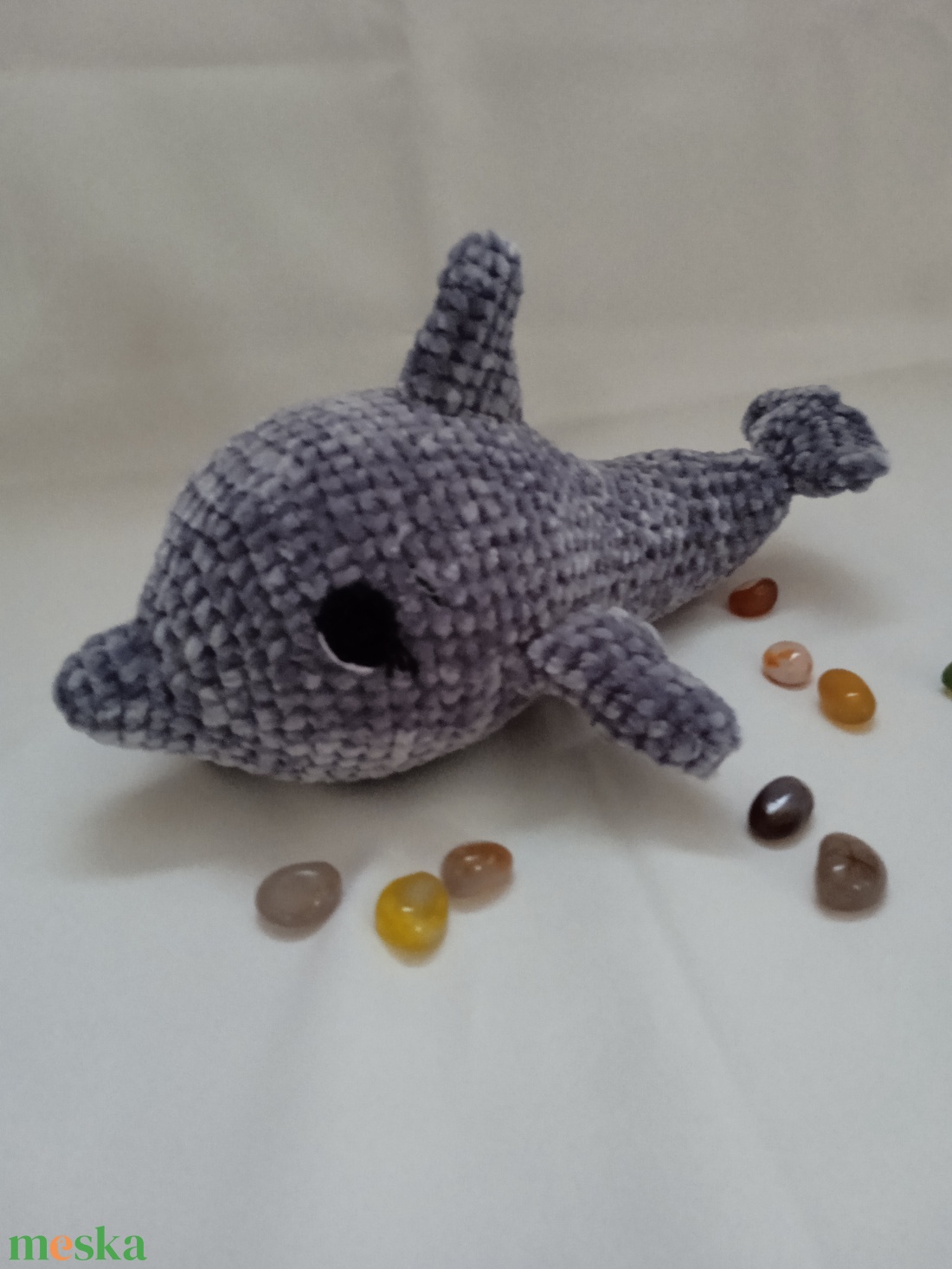 Amigurumi Delfin - játék & sport - plüssállat & játékfigura - más figura - Meska.hu