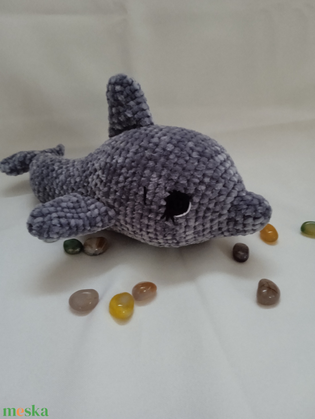 Amigurumi Delfin - játék & sport - plüssállat & játékfigura - más figura - Meska.hu