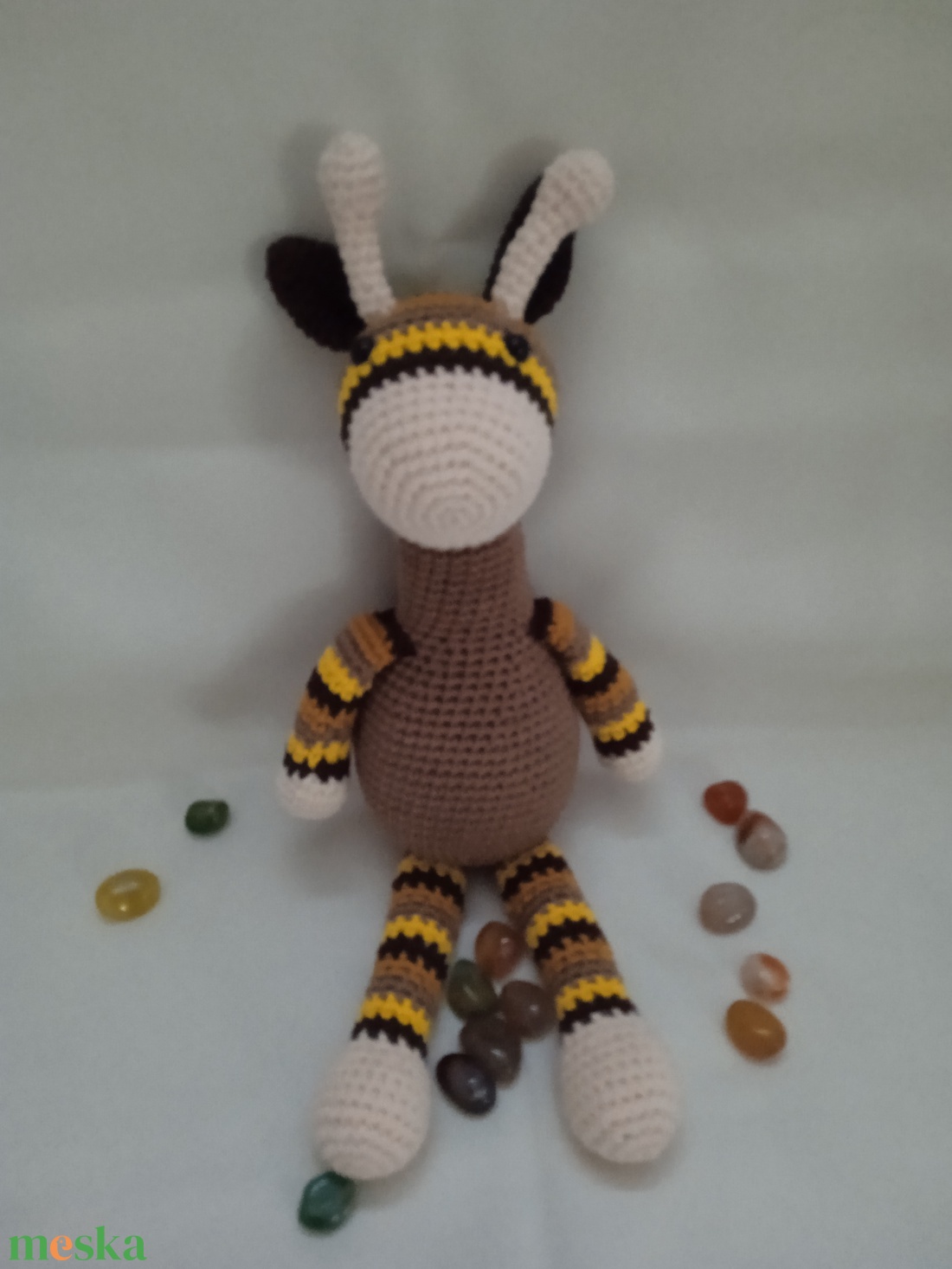 Amigurumi Zsiráf - játék & sport - plüssállat & játékfigura - zsiráf - Meska.hu
