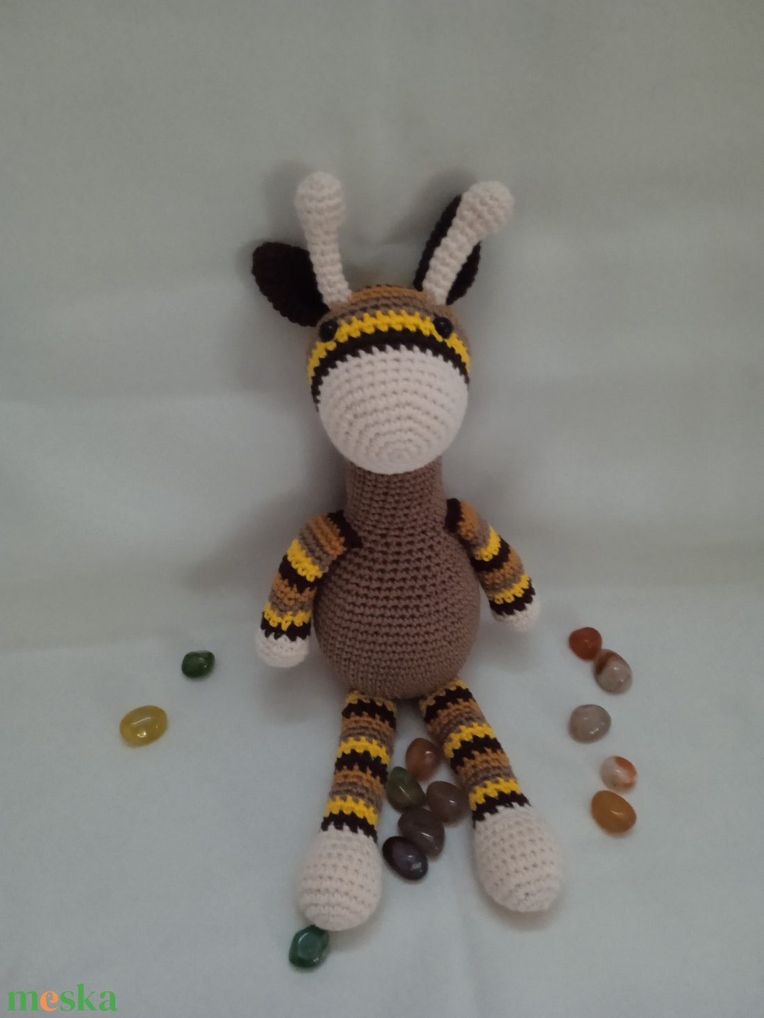 Amigurumi Zsiráf - játék & sport - plüssállat & játékfigura - zsiráf - Meska.hu