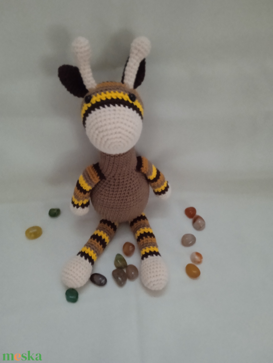 Amigurumi Zsiráf - játék & sport - plüssállat & játékfigura - zsiráf - Meska.hu