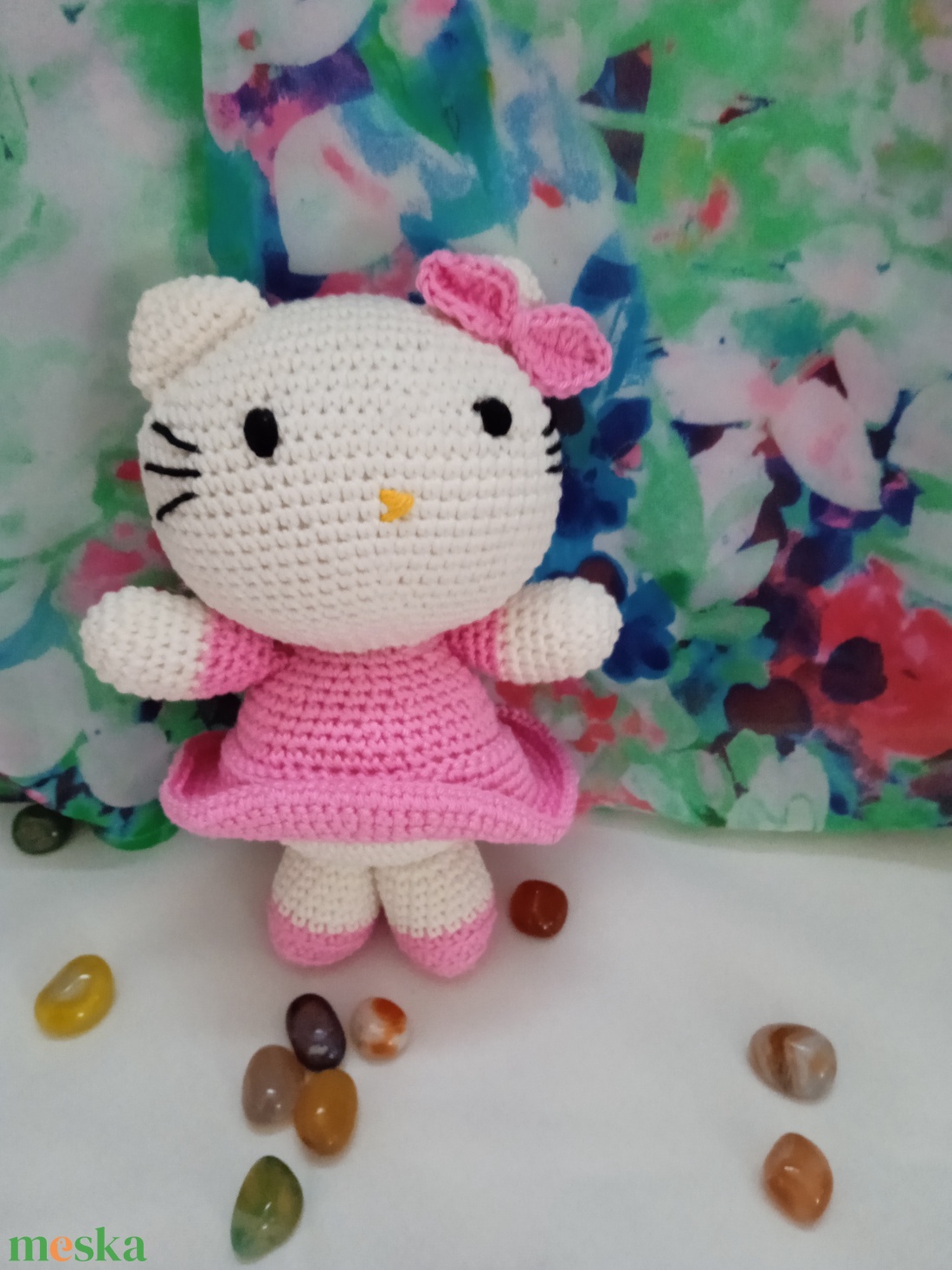 Amigurumi Cica - játék & sport - plüssállat & játékfigura - cica - Meska.hu