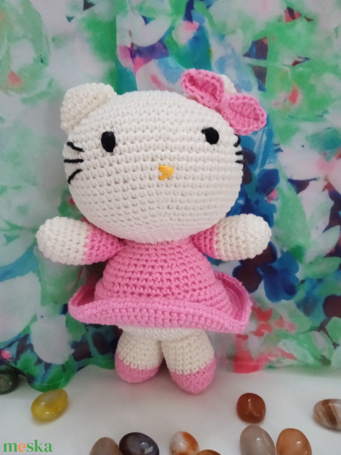 Amigurumi Cica - játék & sport - plüssállat & játékfigura - cica - Meska.hu