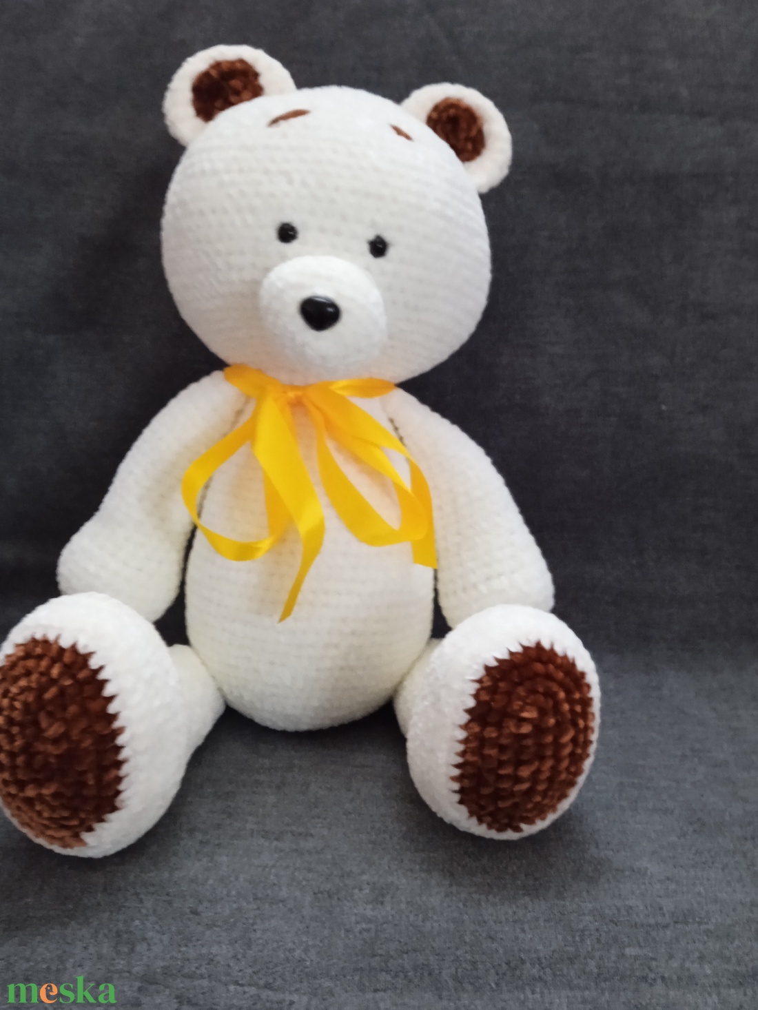 Amigurumi Óriás maci - játék & sport - plüssállat & játékfigura - maci - Meska.hu