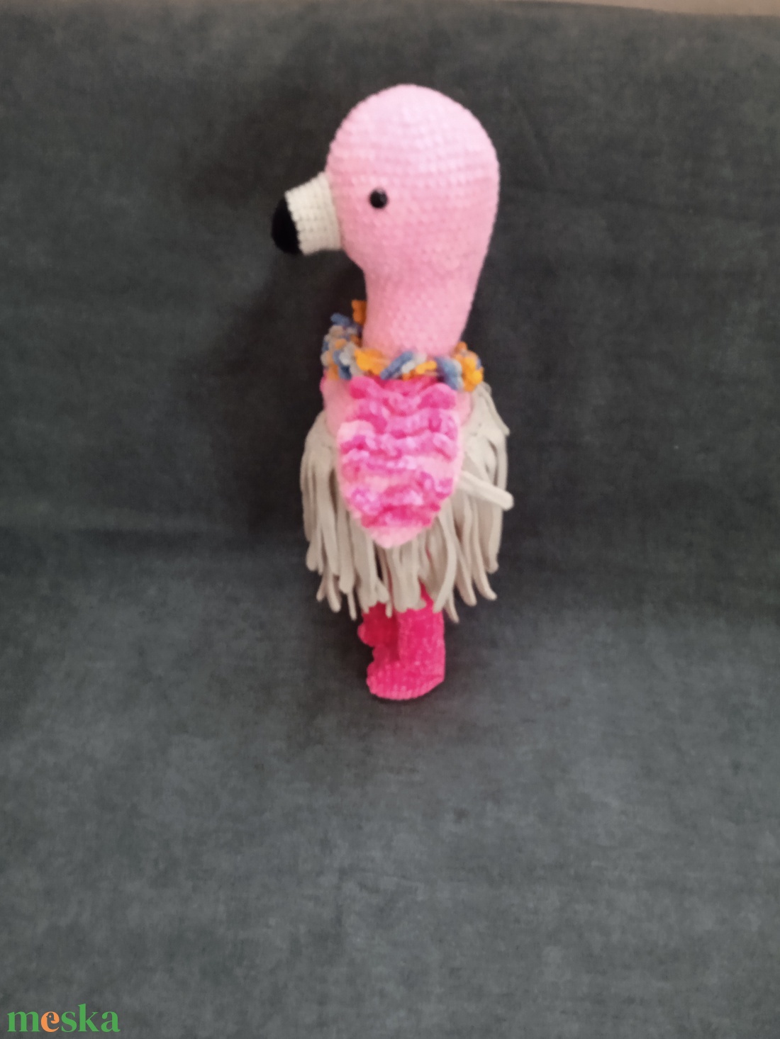 Amigurumi Flamingó szoknyában - játék & sport - plüssállat & játékfigura - más figura - Meska.hu Amigurumi Flamingó szoknyában - játék & sport - plüssállat & játékfigura - más figura - Meska.hu