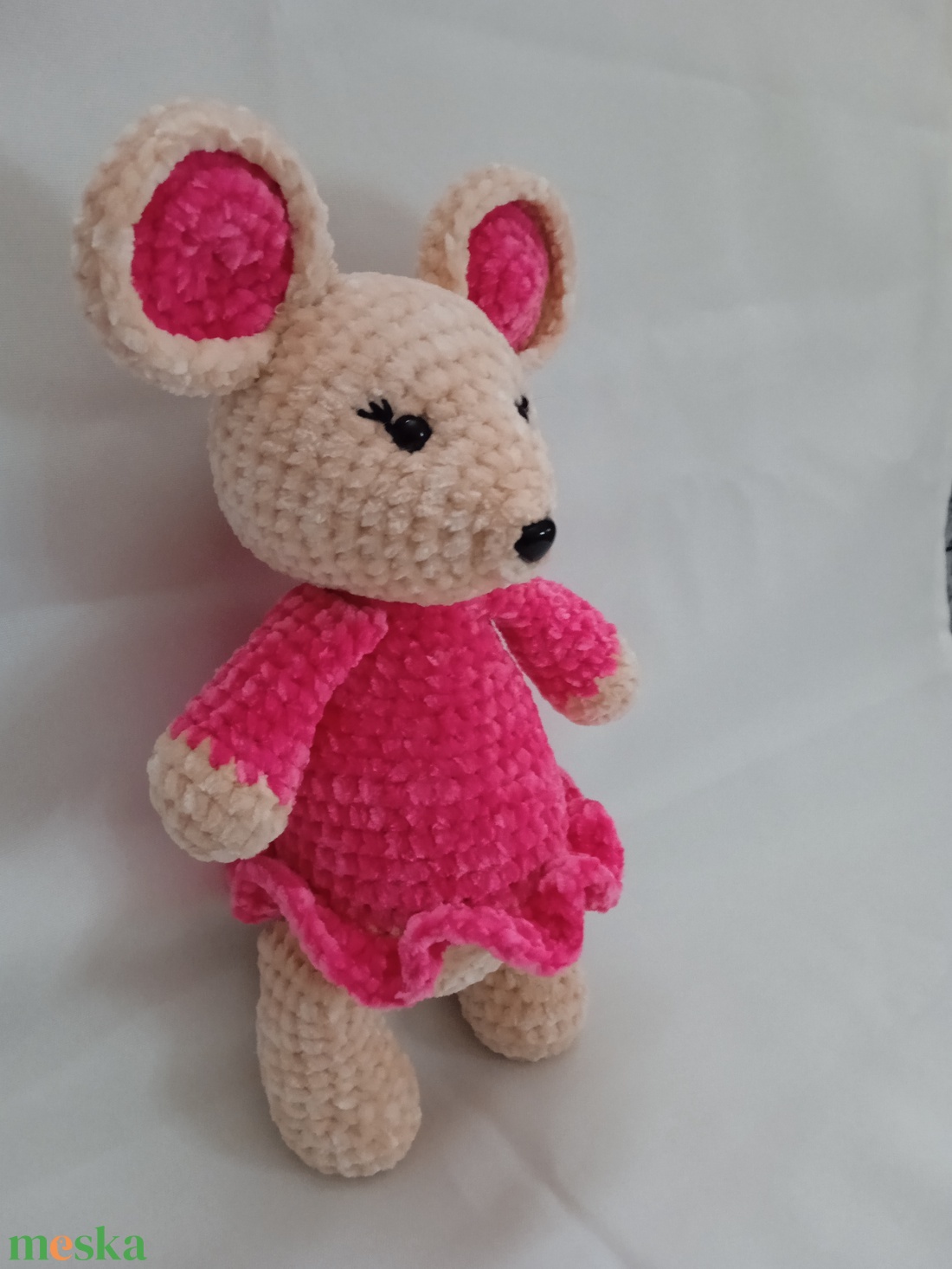 Amigurumi Egérke - játék & sport - plüssállat & játékfigura - egér - Meska.hu