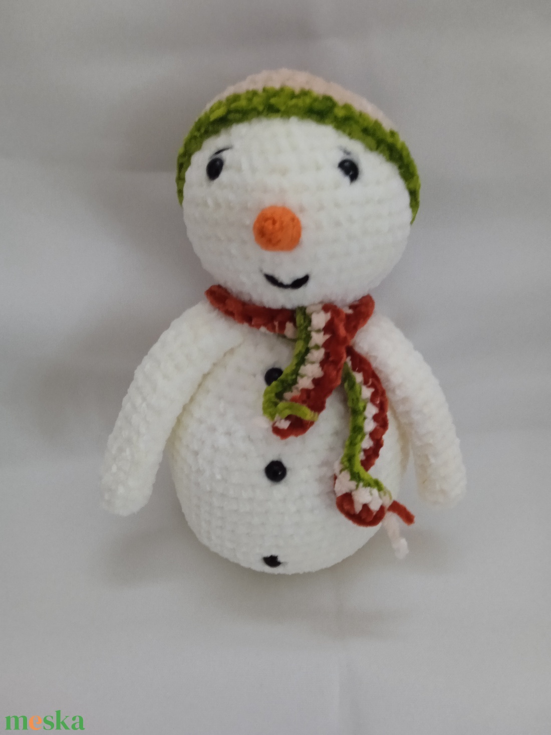 Amigurumi hóember - játék & sport - plüssállat & játékfigura - más figura - Meska.hu