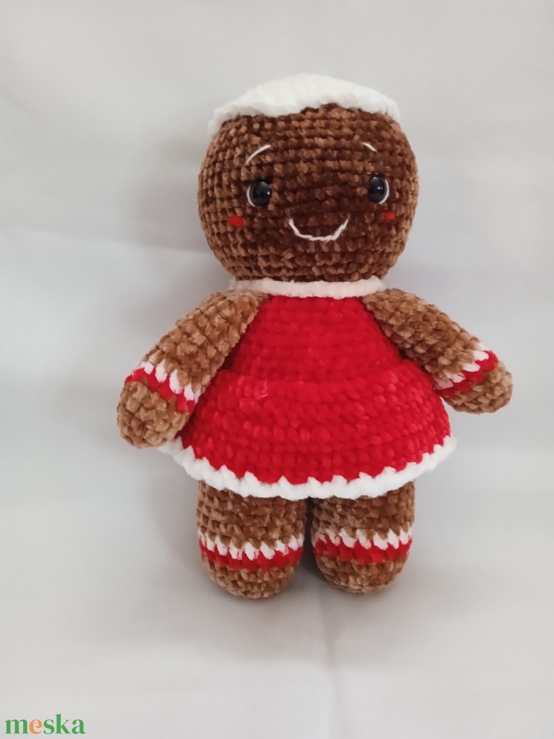 Amigurumi Mézeskalács lány - játék & sport - plüssállat & játékfigura - más figura - Meska.hu