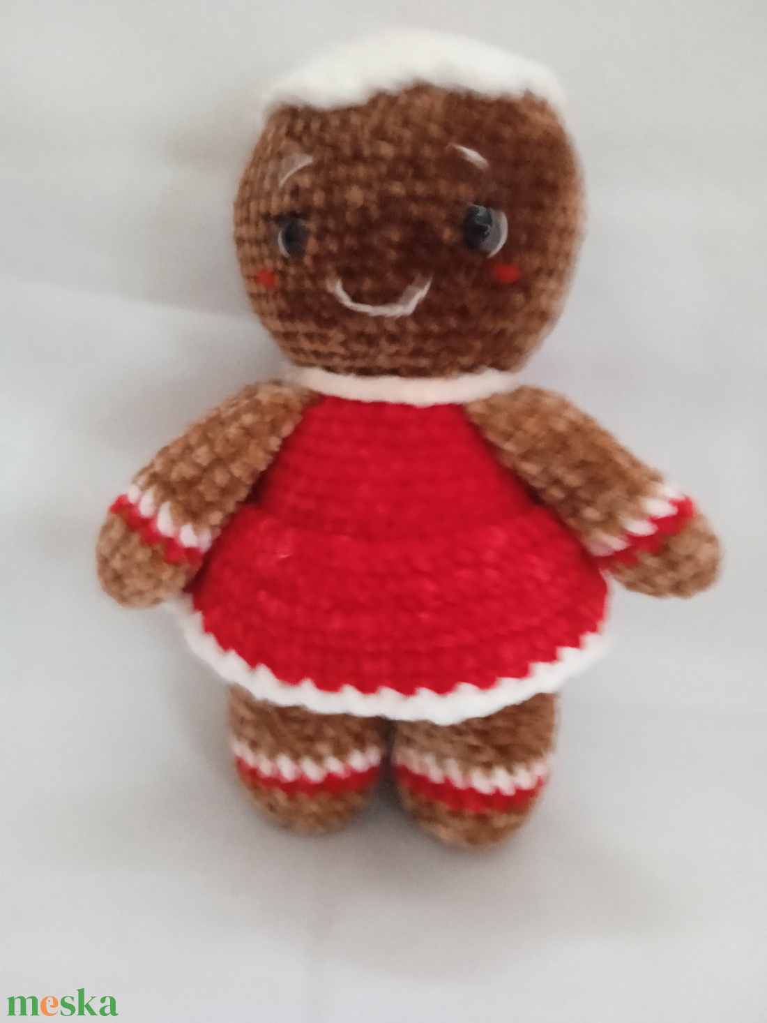 Amigurumi Mézeskalács lány - játék & sport - plüssállat & játékfigura - más figura - Meska.hu