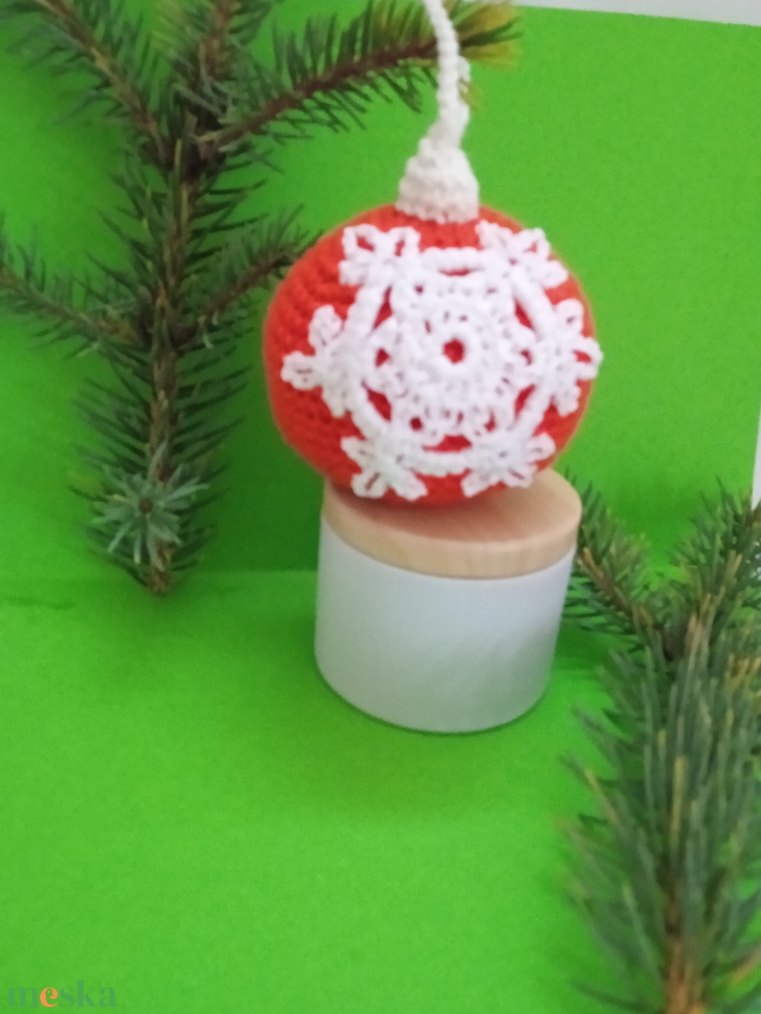 Karácsonyi gömb - karácsony - karácsonyi lakásdekoráció - karácsonyfadíszek - Meska.hu