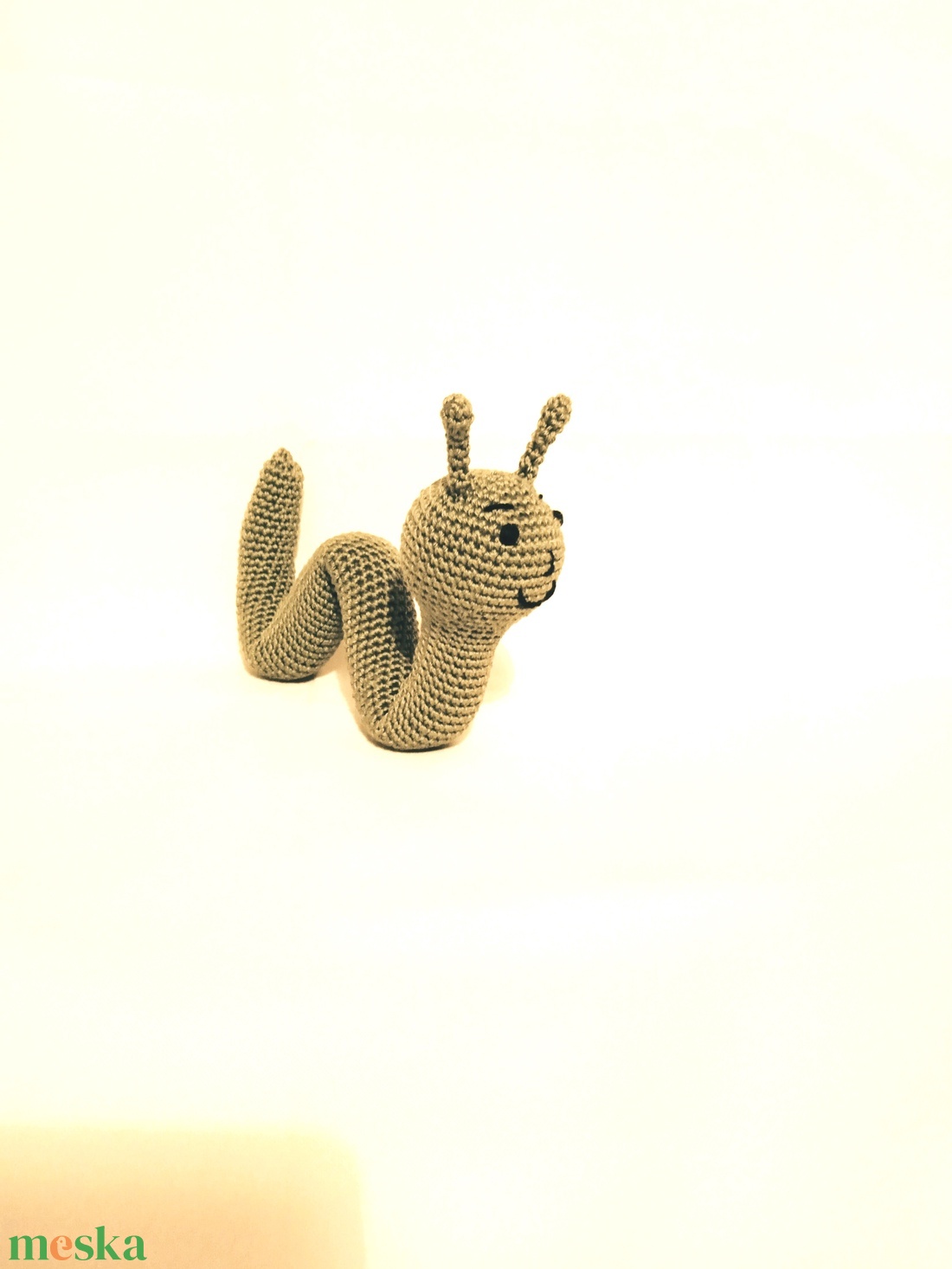 Amigurumi Zöld kukac - játék & sport - plüssállat & játékfigura - más figura - Meska.hu