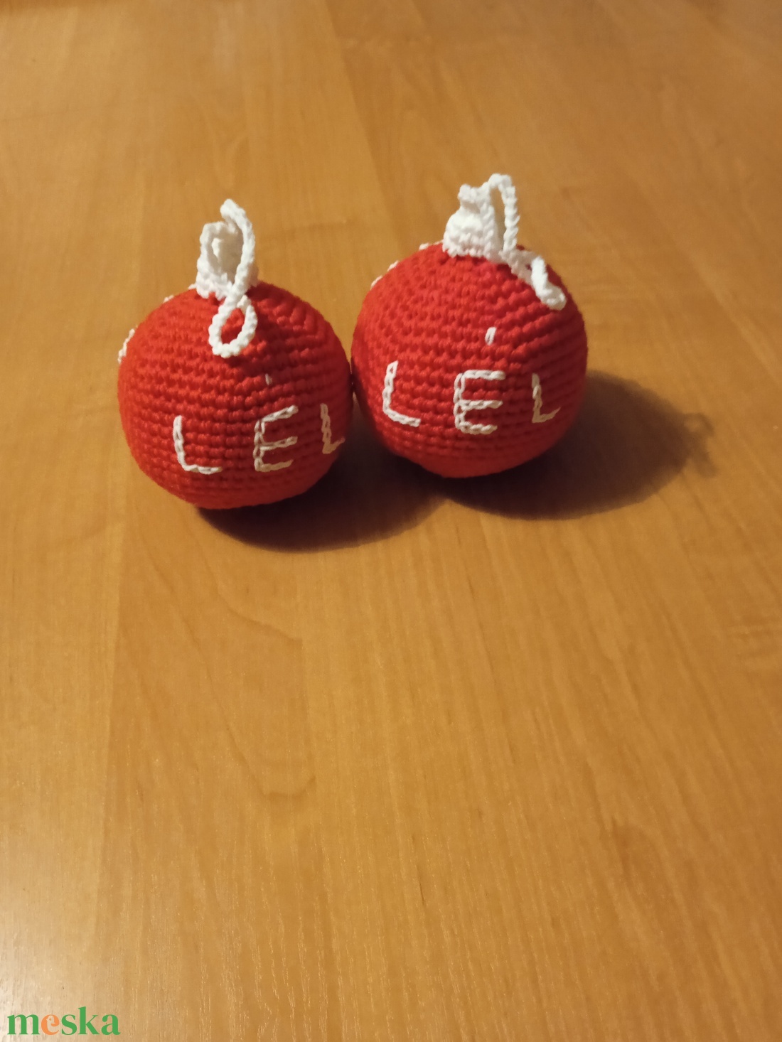 Amigurumi Karácsonyi gömb - karácsony - mikulás - mikulás beltéri dekoráció - Meska.hu