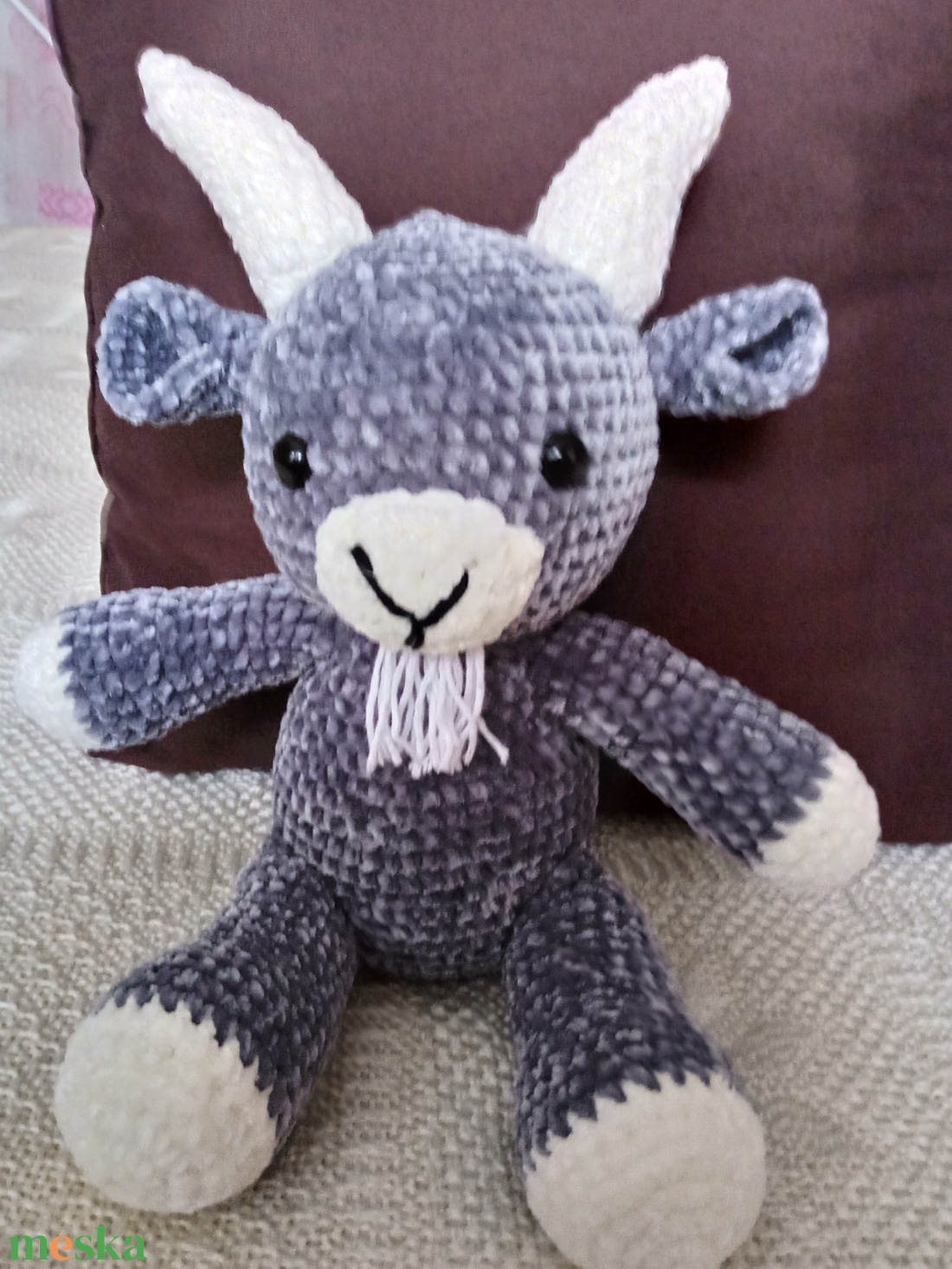 Amigurumi Kecskék - játék & sport - plüssállat & játékfigura - más figura - Meska.hu