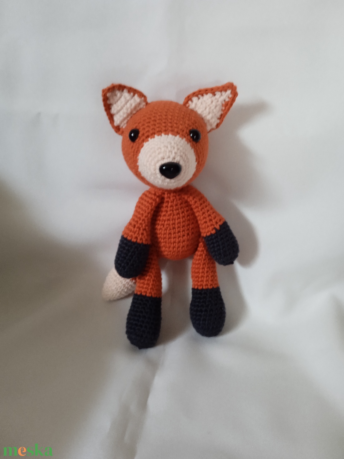 Amigurumi Róka - játék & sport - plüssállat & játékfigura - róka - Meska.hu