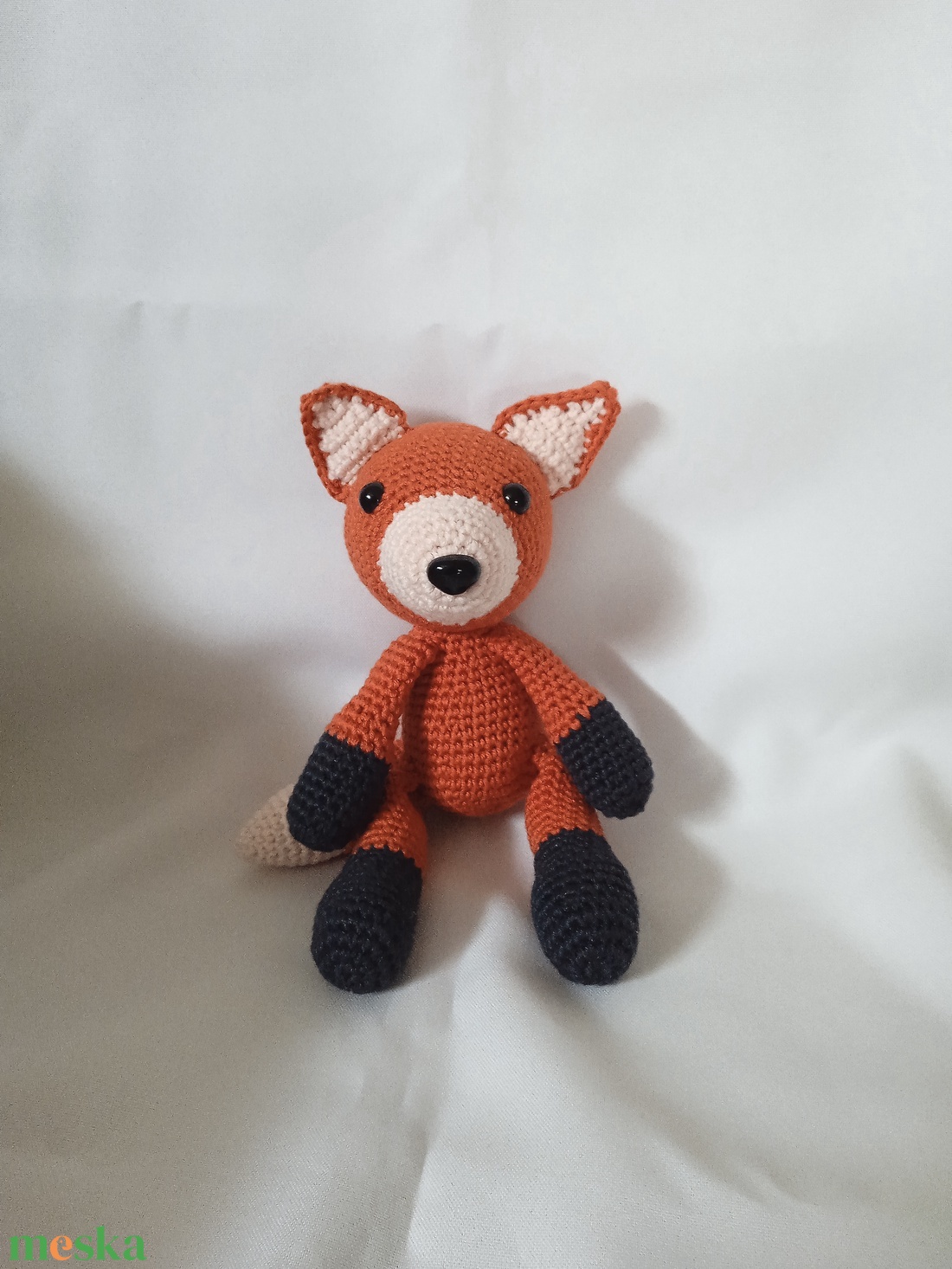 Amigurumi Róka - játék & sport - plüssállat & játékfigura - róka - Meska.hu