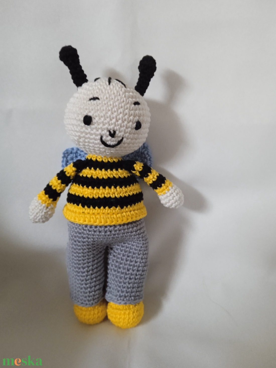 Amigurumi Méhecske - játék & sport - plüssállat & játékfigura - plüss mesefigurák - Meska.hu