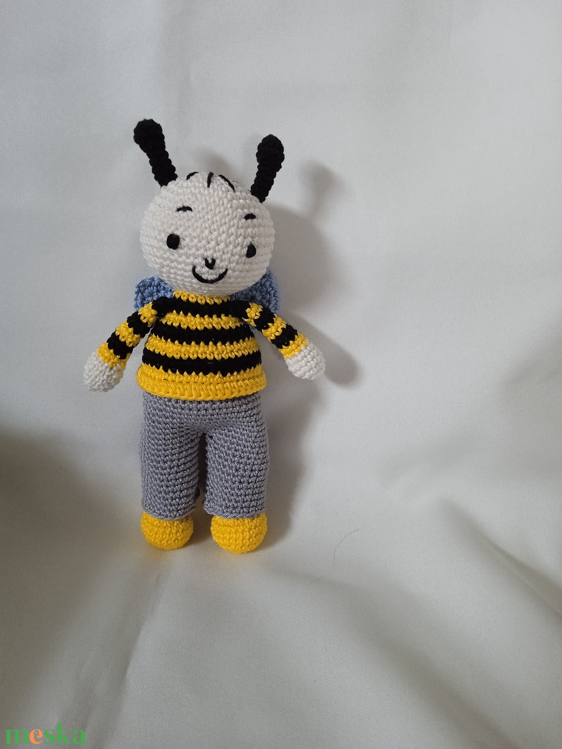 Amigurumi Méhecske - játék & sport - plüssállat & játékfigura - plüss mesefigurák - Meska.hu