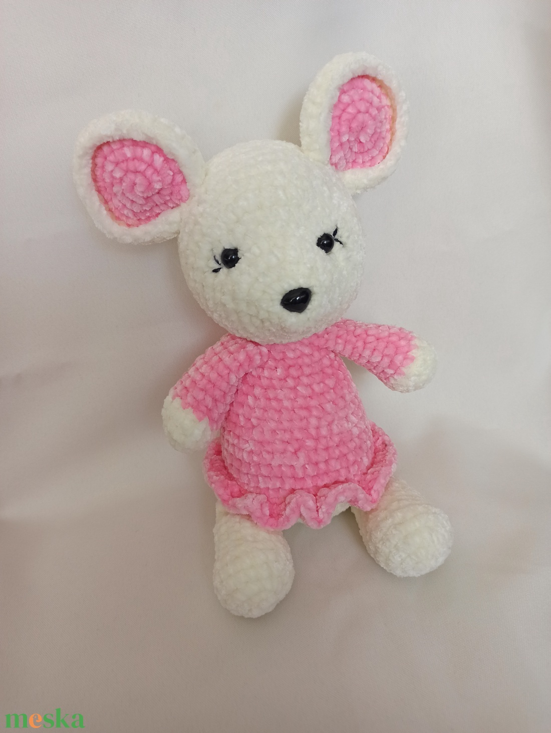 Amigurumi Egér - játék & sport - plüssállat & játékfigura - egér - Meska.hu