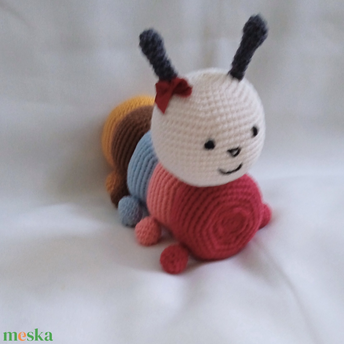 Amigurumi Hernyó - játék & sport - plüssállat & játékfigura - más figura - Meska.hu