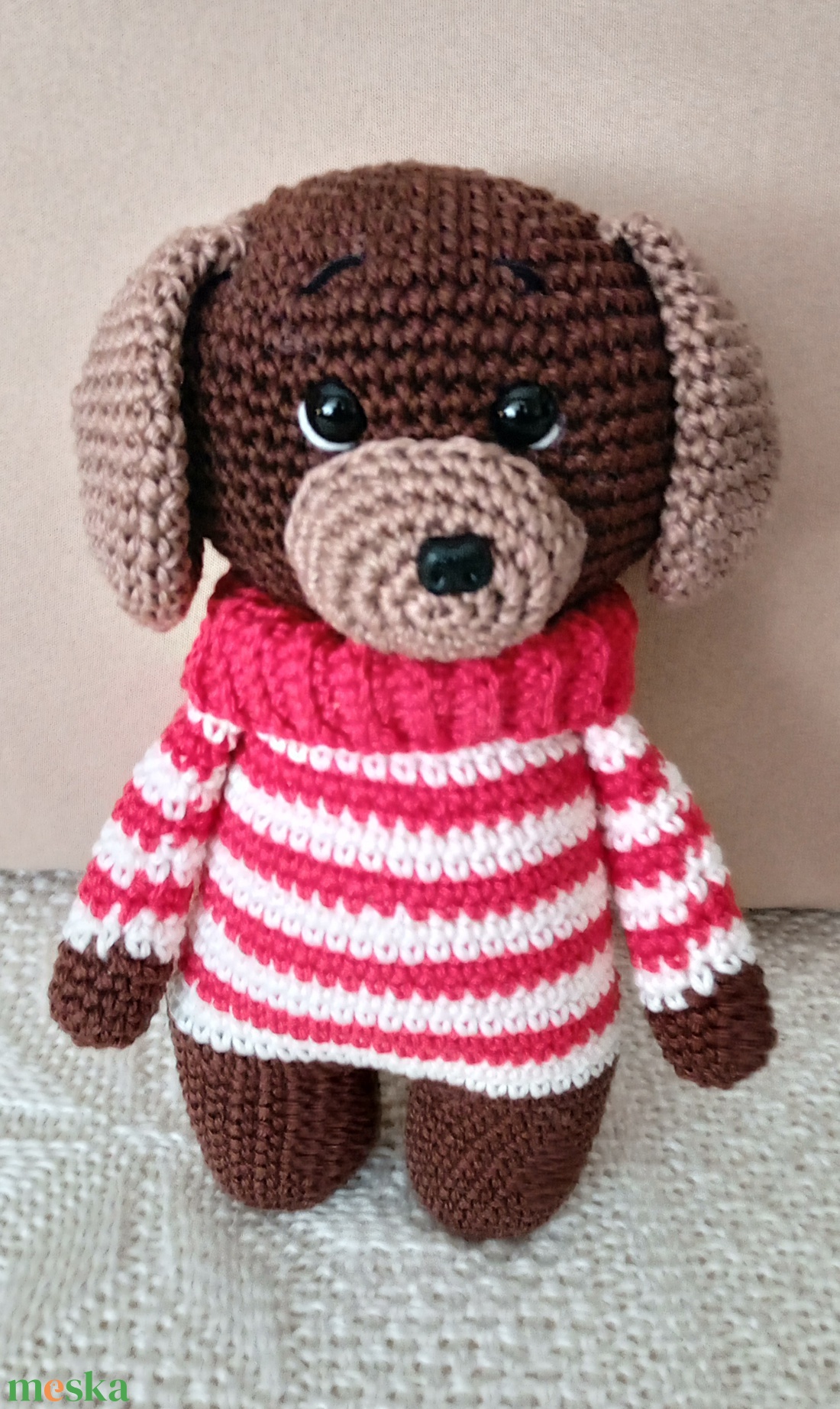 Amigurumi Kutyus - játék & sport - plüssállat & játékfigura - kutya - Meska.hu