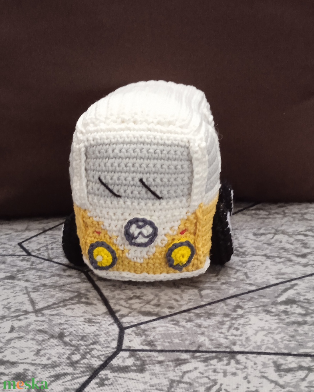 Amigurumi busz - játék & sport - kisautók, járművek - busz - Meska.hu