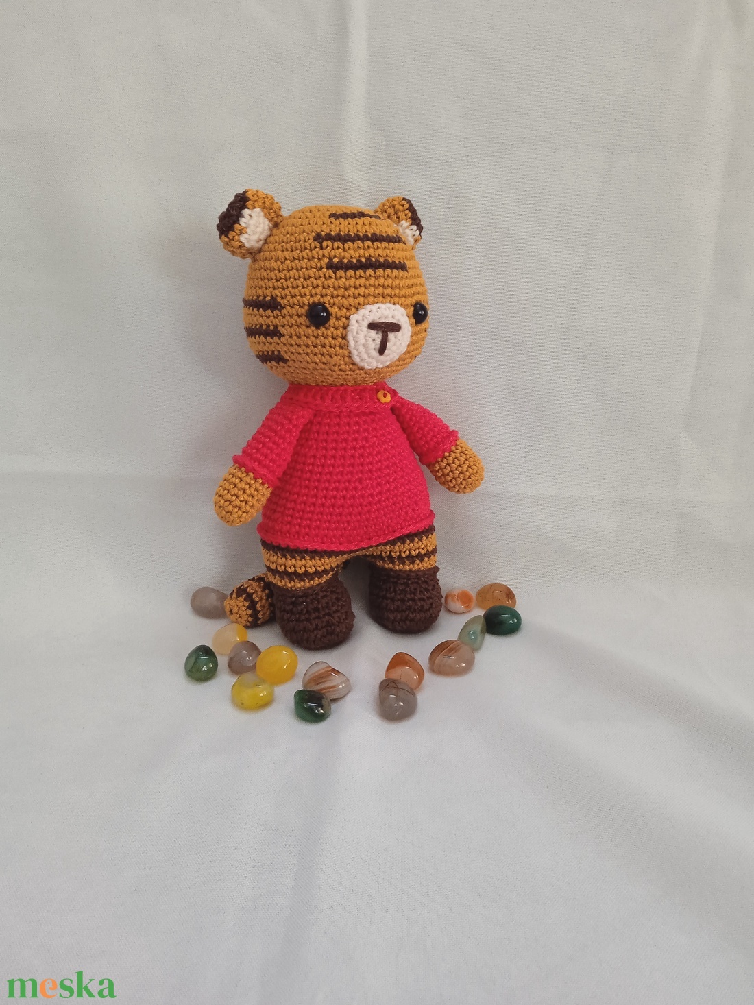 Amigurumi Tigris - játék & sport - plüssállat & játékfigura - más figura - Meska.hu
