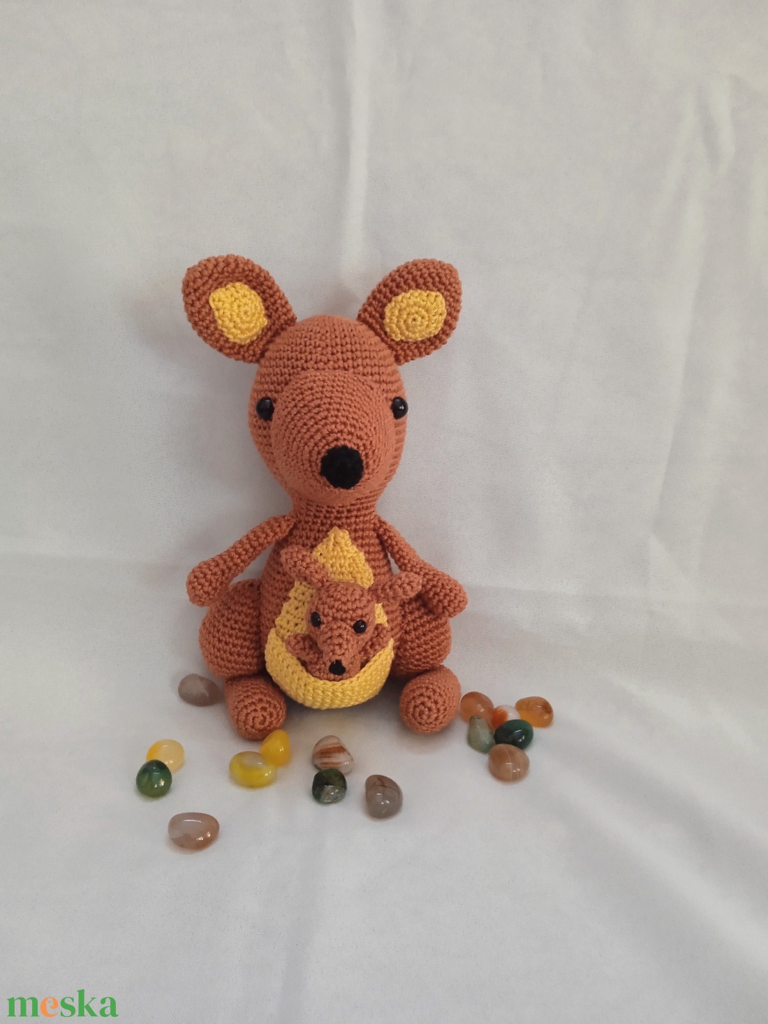 Amigurumi Kenguru - játék & sport - plüssállat & játékfigura - más figura - Meska.hu
