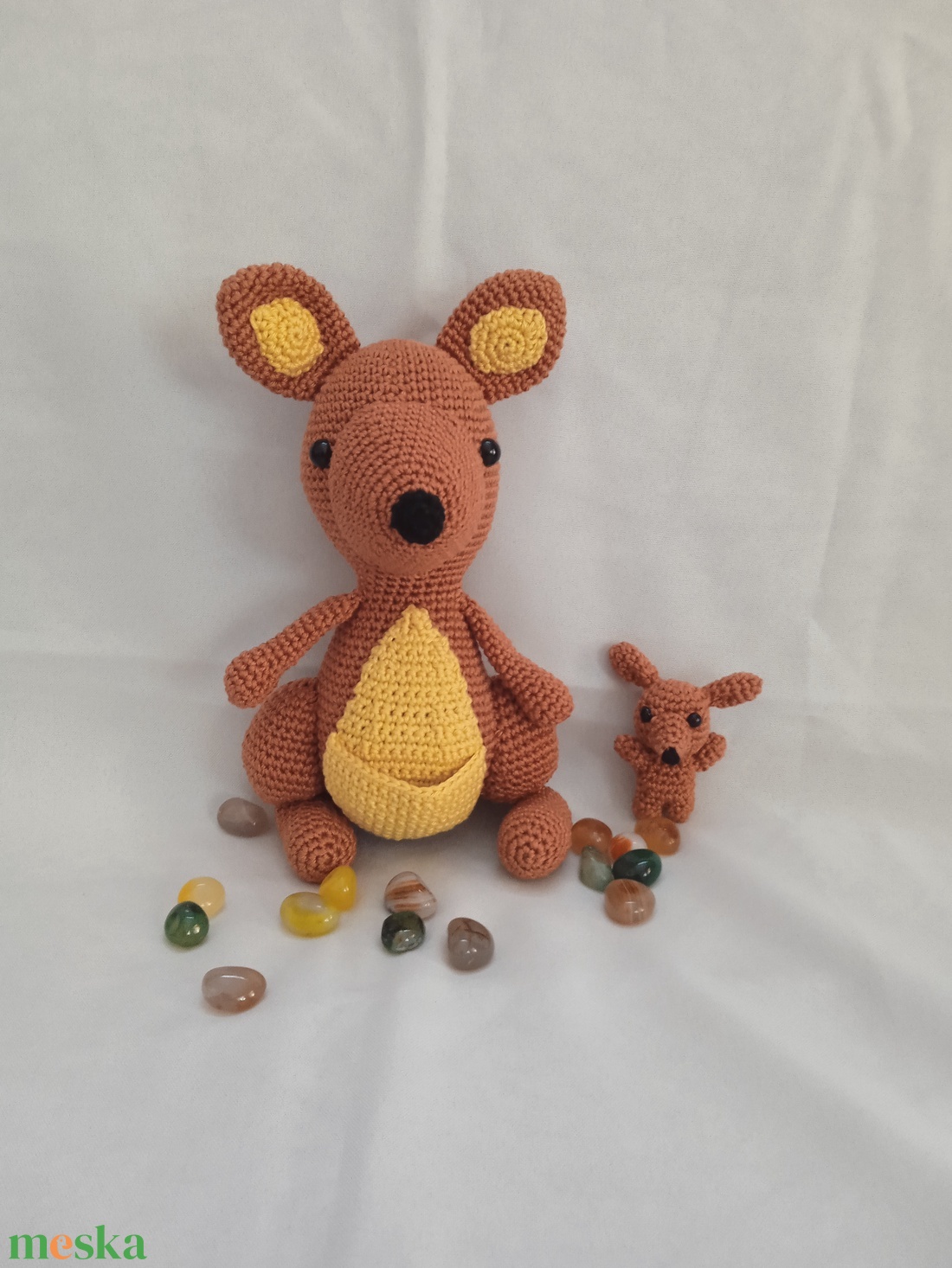 Amigurumi Kenguru - játék & sport - plüssállat & játékfigura - más figura - Meska.hu