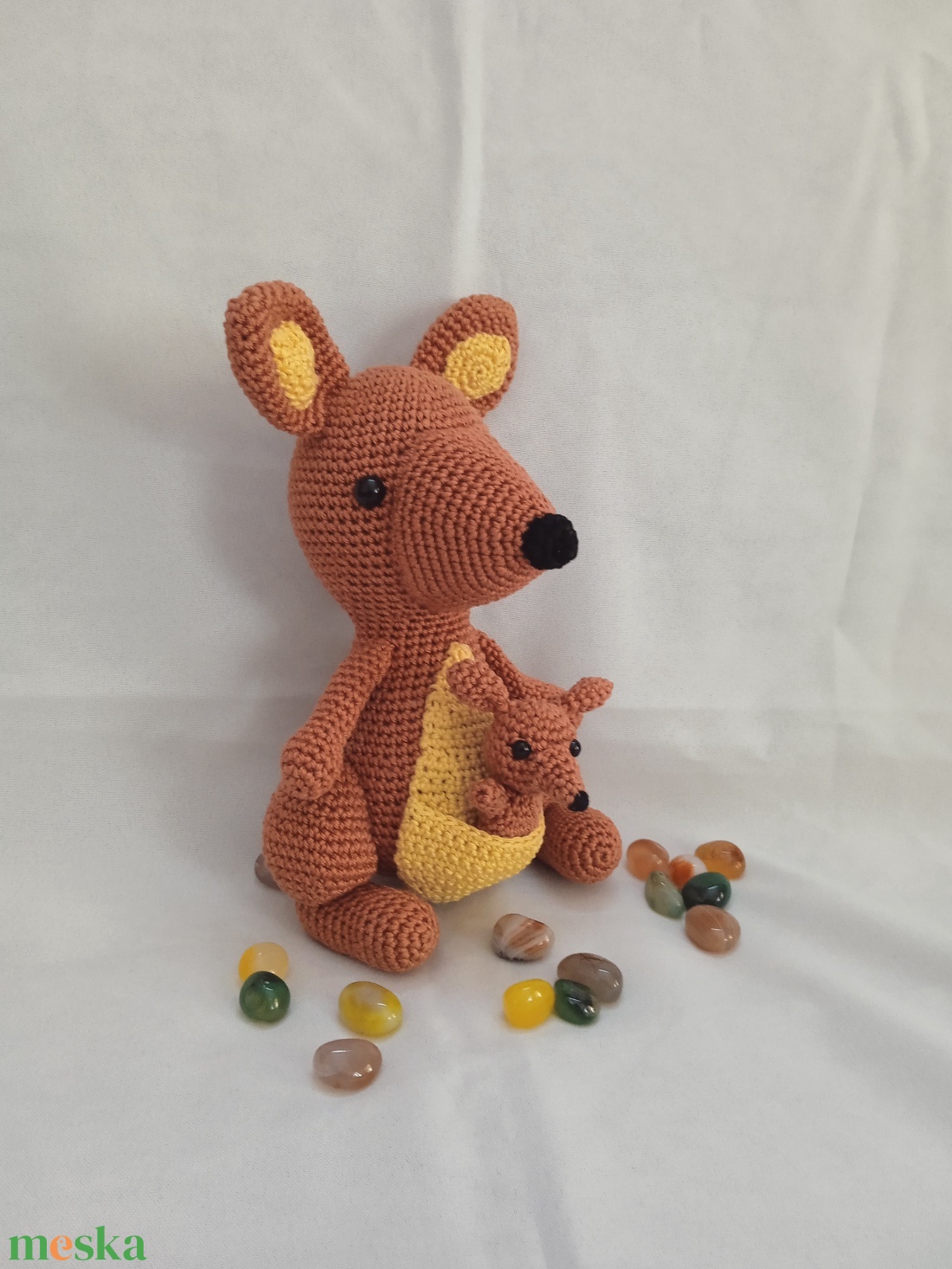 Amigurumi Kenguru - játék & sport - plüssállat & játékfigura - más figura - Meska.hu