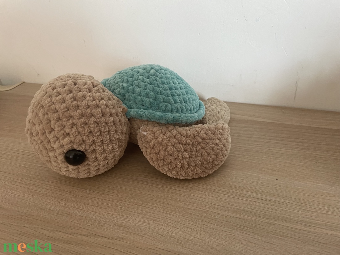 Horgolt teknős - játék & sport - plüssállat & játékfigura - más figura - Meska.hu