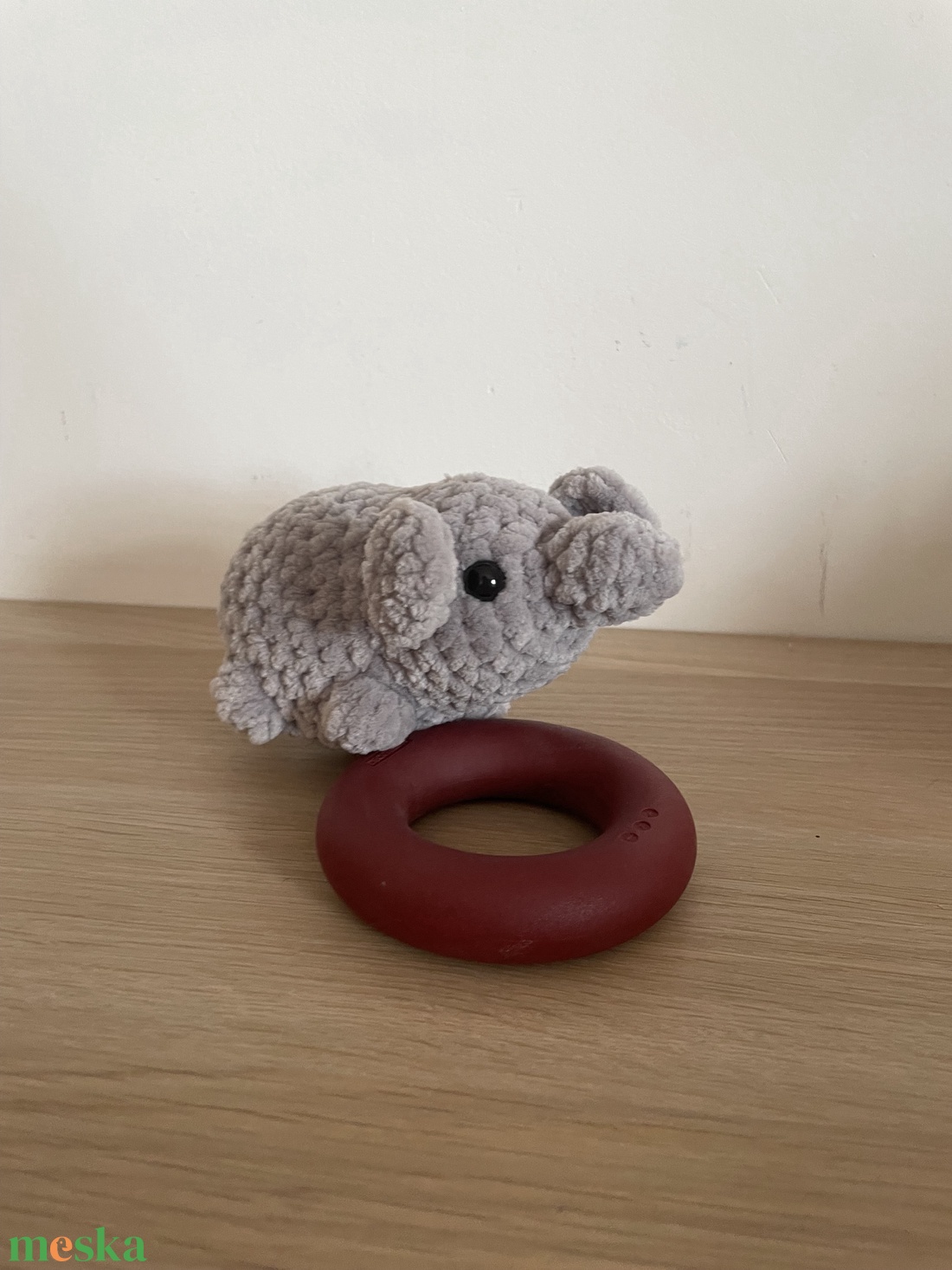 Horgolt elefánt - játék & sport - plüssállat & játékfigura - elefánt - Meska.hu