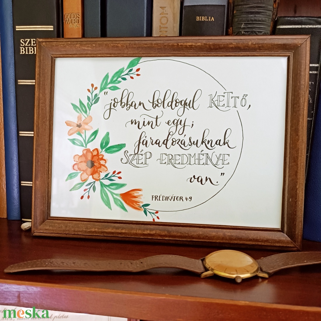 Letölthető Igés kép - Jobban boldogul kettő... - otthon & életmód - dekoráció - kép & falikép - poszter - Meska.hu