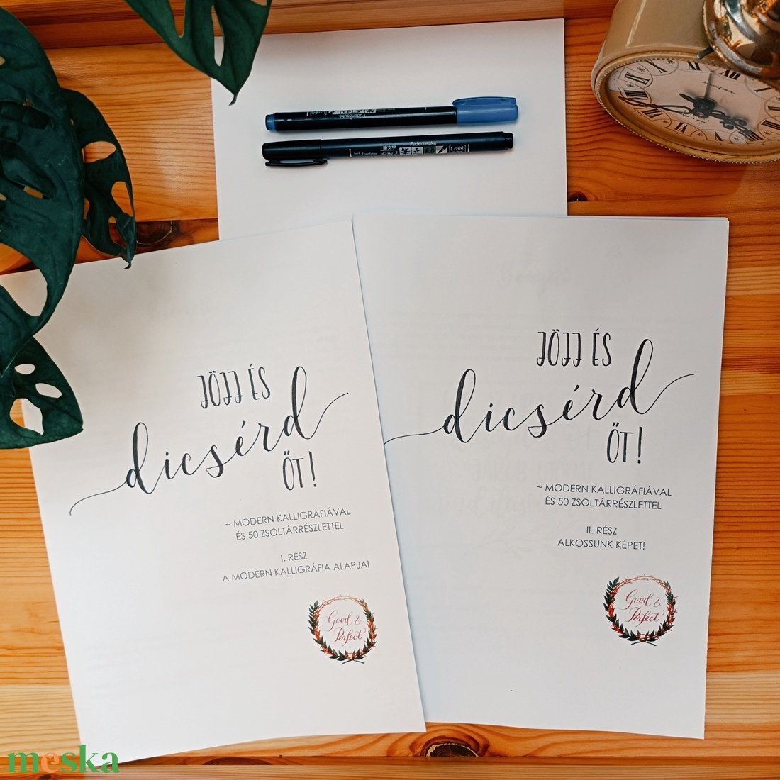 Jöjj és dicsérd Őt - dicsőítő kalligráfia csomag - diy (csináld magad) - egységcsomag - Meska.hu