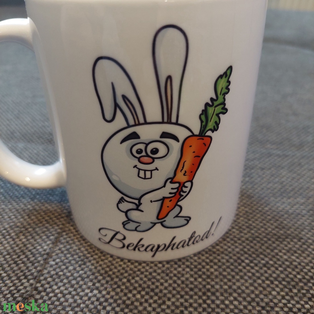 Bekaphatod! � Pimasz Nyuszis Bögre - otthon & életmód - konyhafelszerelés, tálalás - tálalás - bögre & csésze - Meska.hu