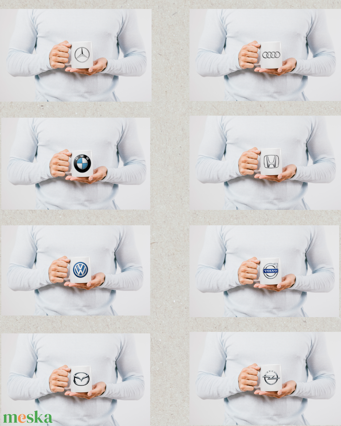 Autó emblémás bögre - otthon & életmód - konyhafelszerelés, tálalás - tálalás - bögre & csésze - Meska.hu