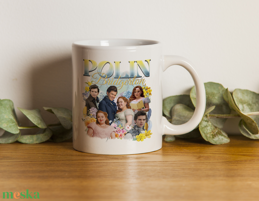 Bridgerton stílusú bögre - otthon & életmód - konyhafelszerelés, tálalás - tálalás - bögre & csésze - Meska.hu