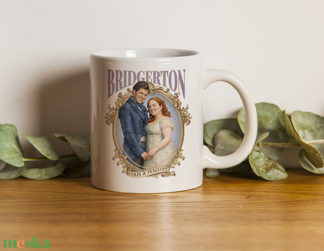 Bridgerton stílusú bögre - otthon & életmód - konyhafelszerelés, tálalás - tálalás - bögre & csésze - Meska.hu
