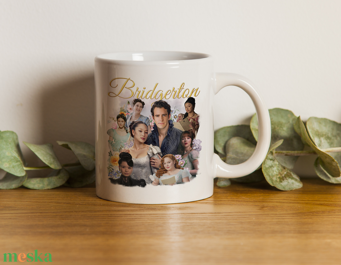 Bridgerton stílusú bögre - otthon & életmód - konyhafelszerelés, tálalás - tálalás - bögre & csésze - Meska.hu