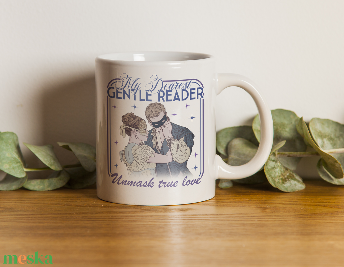 Bridgerton stílusú bögre - otthon & életmód - konyhafelszerelés, tálalás - tálalás - bögre & csésze - Meska.hu