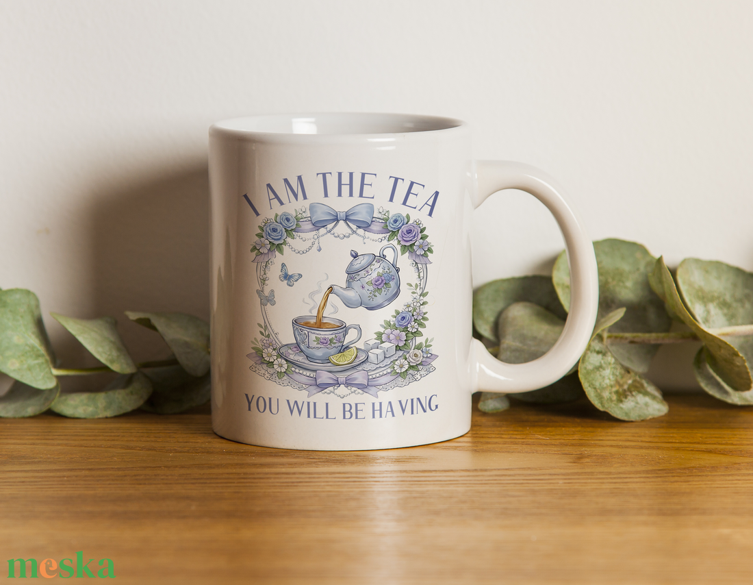 Bridgerton stílusú bögre - otthon & életmód - konyhafelszerelés, tálalás - tálalás - bögre & csésze - Meska.hu