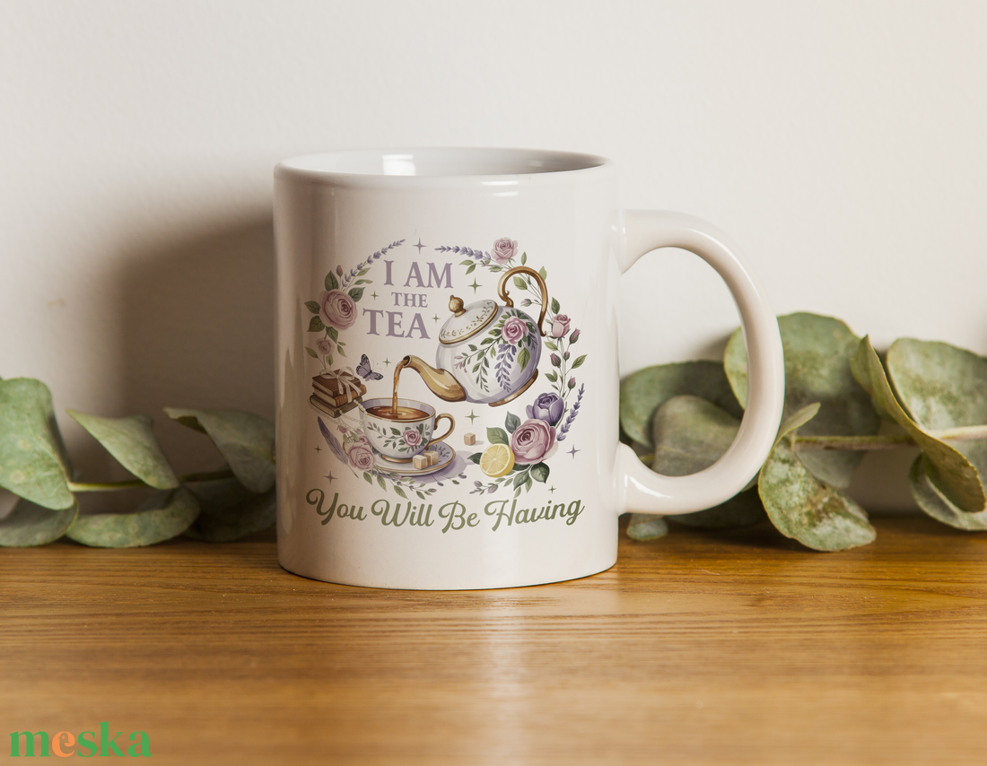 Bridgerton stílusú bögre - otthon & életmód - konyhafelszerelés, tálalás - tálalás - bögre & csésze - Meska.hu